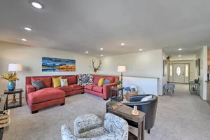 Image of Outdoor Enthusiasts Retreat with Hot Tub, Deck