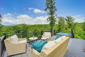 Image of Secluded Lenoir Tiny Home w/ Private Hot Tub!
