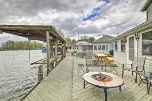 Image of Waterfront Indian Lake House: Deck + Private Dock!
