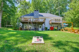 Image of Waterfront Sparta Home with Game Room and Fire Pit!