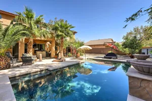 Image of Pool, Fire Pit and Grill Chandler Oasis!