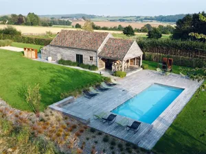Image of Charming Cottage in a Castle-farm in Ohey With Swimming Pond