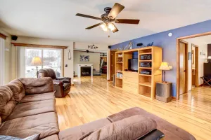 Image of Waterfront Evart House on Chippewa Lake Channel