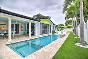 Image of Vibrant Home w/ Outdoor Oasis ~ 1 Mi to Beach!