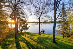 Image of Brainerd Cabin on Camp Lake with Boat Slip and Dock!