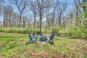 Image of Homey Luray Cabin with Fire Pit and Deck!