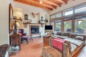 Image of Pool and Trail Access Mtn-View Home in Santa Fe