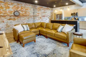 Image of Downtown Millersburg Retreat with Sleek Interior!