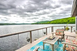 Image of Lake Front Enfield Home with Deck & Boat Dock!