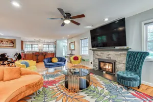 Image of 14 Mi to DC: Retreat w/ Hot Tub & Sunroom!