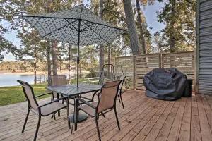 Image of Cozy Toledo Bend A-Frame with Waterfront Views!