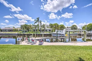 Image of Cape Coral Waterfront Getaway with Pool and Dock!