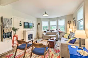Image of Pet-Friendly Saranac Lake Retreat with Deck and Yard