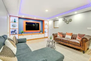Image of Lake Champlain Fun: Apt w/ Fire Pit & Large Yard!
