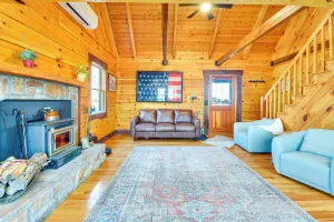 Image of 3 Mi to Main St Galax BBQ-Ready Home with Fire Pit!