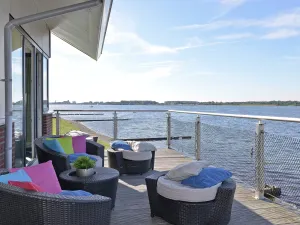 Image of Waterfront penthouse with roof terrace and private jetty