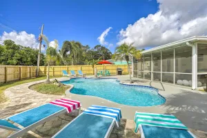 Image of Merritt Island Oasis with Pool about 7 Mi to Beach!