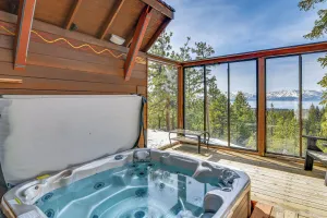 Image of Grand Mountain Chalet w/ Hot Tub & Mountain Views