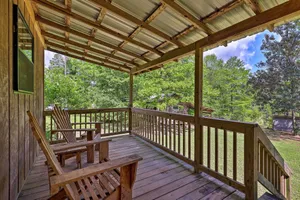 Image of Secluded Cabin with Pond about 37 Mi to Gulf Coast!