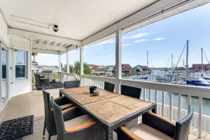 Image of Waterfront Freeport Home: Deck & Private Boat Dock