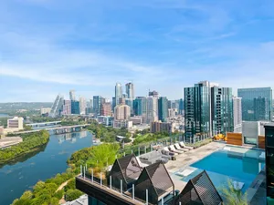 Image of Modern Rainey St Oasis with Pool & Views
