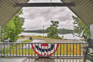 Image of Northville Lakefront Escape with Deck Walk to Lake
