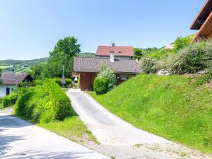 Image of Chalet in Lovely, Rich Forest Setting With a Beautiful View