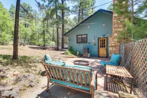Image of 2 Mi to Rainbow Lake Home with Furnished Deck!