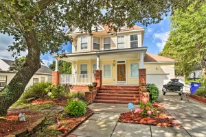 Image of Stately Norfolk Home w/ Fenced Yard: Walk to Beach