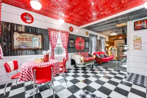 Image of Fifties Diner-style Llano Home w/ Shared Fire Pit