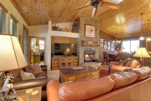 Image of On-Site Trails and Deck Show Low Cabin!
