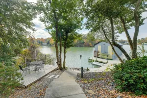 Image of Waterfront Topping Vacation Home w/ Boat Dock!