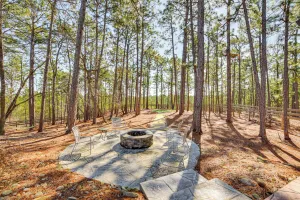 Image of Fire Pit + Patio: Spacious Southern Pines Retreat