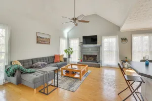 Image of Fire Pit & Wooded Views: Family Home in Dacula!
