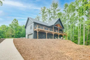 Image of Lakefront Home on Lake James W/multi-level Dock