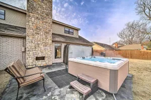 Image of Immaculate Woodland View Retreat with Hot Tub
