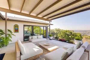 Image of Luxe Mid-Century Austin Home with Canyon Views