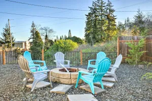 Image of Pet-Friendly North Bend Home with Bay Views!