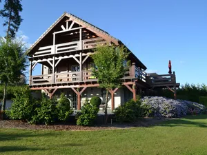 Image of Affluent Chalet in Septon with Whirlpool, Sauna, Hot Tub