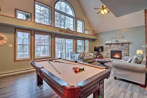 Image of Near Lake and Hiking Pocono Home with Hot Tub