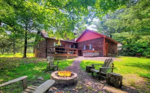 Image of Hickory Cabin by Avantstay Firepit, Hot Tub, Game Room, Great Location