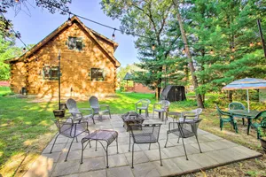 Image of Pet-Friendly Warrens Cabin with Fire Pit!