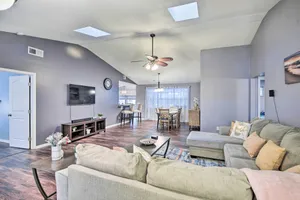 Image of Chic Palm Coast Escape: Lanai & Heated Pool!