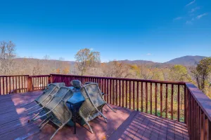 Image of Mountain-view Blue Ridge Cabin Getaway w/ Fire Pit
