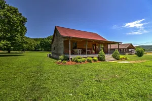 Image of Dream Valley Mountain View Cabin w/ Covered Porch!