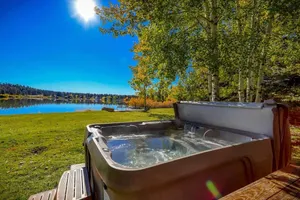 Image of Pagosa Lakefront Home with Hot Tub, AandC, and Canoe!