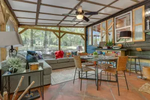 Image of Pet-Friendly Haleyville Cabin Rental with Kayaks!