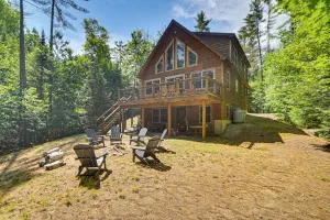 Image of 7 Mi to White Mountain NF - Woodsy Bethel Cabin!
