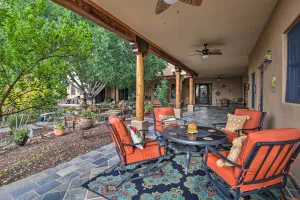 Image of Shared Backyard and Hot Tub Restful Mesa Retreat!