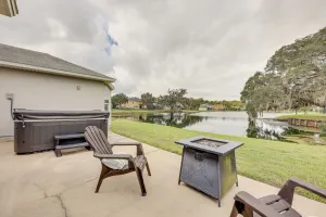 Image of Fruit Cove Home w/ Hot Tub + Lake View!